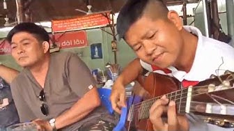 Vietnamese talented guitar player and a singer play Hotel California, The Eagles