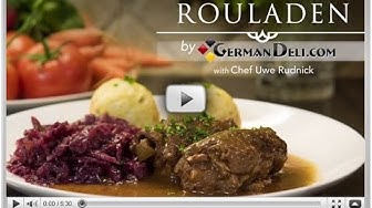 VIDEO: How to make German Rouladen