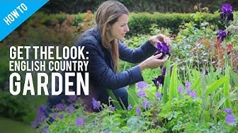 Video: Plants suggestions for an English Country Garden, Tutorial, England,UK